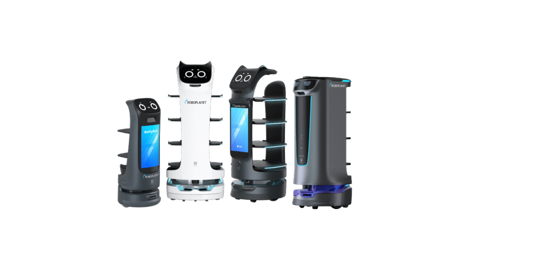 Grafik mit Servicerobotern von RoboPlanet